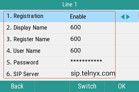 Menu > Advanced settings section of the web portal.