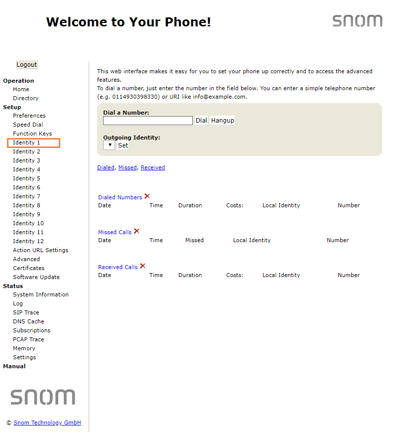 System Information section.