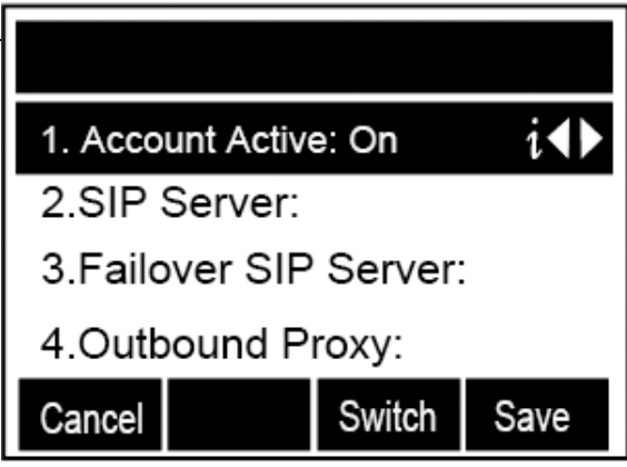 Advanced Settings in the Accounts section.