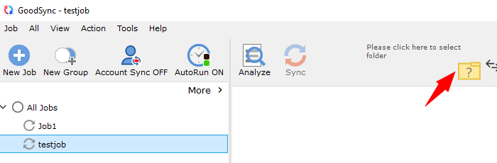 Testjob section. 