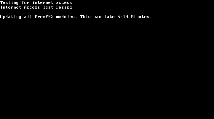 FreePBX ISO interface for module upload.
